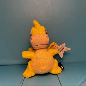 Neopets 2004 McDonald's Happy Meal Toy - Yellow Scorchio Plushie
